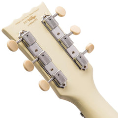 Vintage Vr130 Electric Guitar- Double Cut - Vintage White