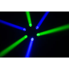 JB Systems LED HÉLICOPTÈRE Lumière à effet disco 6x RGBW LED Lumière rotative DMX