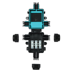 Hylec Inline TeeBox Connector 3-Pole 4-9.5mm THK200C2E