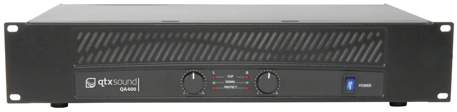 QTX QA400 Power Amplifier – Simply Sound and Lighting