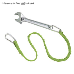 ELLER Ergodyne Squids® 3110EXT Doppelkarabiner-Werkzeugband, 107–137 cm, Limettengrün