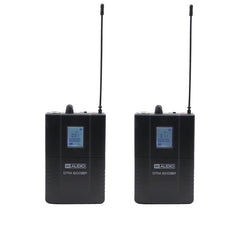 W Audio DTM 600 Twin Beltpack Diversity System (606.0Mhz-614.0Mhz) V2 Software