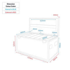 eLumen8 6 x LED Matrix Tri Pixel Panel 25 Flightcase