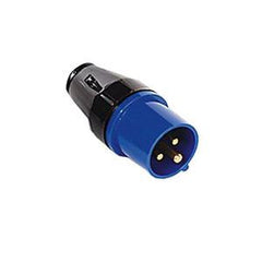 16A Plug 3P Black Heavy Duty 16 Amp Stage Lighting Power