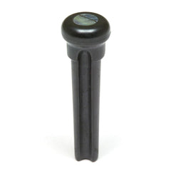 Graphtech Tusq Bridge Pins - 4mm Black/paua Dot -6 Pces