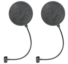 2x Citronic Single Layer Pop Filter (165mm)
