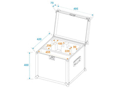 Roadinger Flightcase 2X Eye-7 Rgbw Zoom