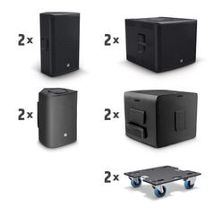 LD Systems STINGER G3 EVENT SET A 2 x 10" Aktiv-PA-Lautsprecher + 2 x 15" Aktiv-Subwoofer