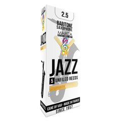 Marca Reed Saxophone Bartione Jazz - Unfiled 2.5 - Pk Of 5