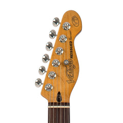 Vintage V75 Electric Guitar -silver Burst