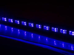 2x HQ Power UV LED Bar 1M Blacklight High Power Ultraviolet Batten 18 x 3W LED