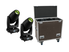 EUROLITE Set 2x DMH-300 CMY Moving-Head + Koffer