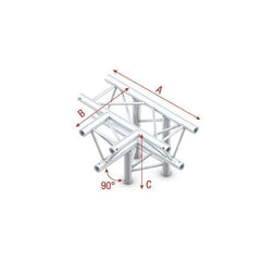 Milos T-Cross + down 4-way Pro-30 Triangle P Truss