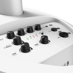 LD Systems MAUI 5 W Ultra Portable Säulen-PA-System mit Mixer &amp; Bluetooth weiß *B-Ware