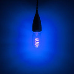 Lampe à filament spirale funky Prolite 4 W LED T45 ES, bleu