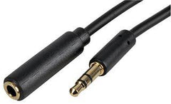 Pro Signal Slim-Verlängerungskabel mit 3,5-mm-Stereo-Klinkenstecker, 7,5 m, Schwarz