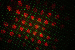 QTX IP65 Garden Laser Red Green Snowflake Firefly