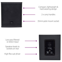 Citronic CASA-10B Passiver Sub 300Wrms