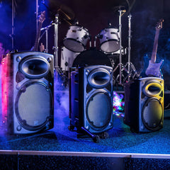QTX QR15PA Portable PA System with Wireless Mics & USB Player *BSTOCK*