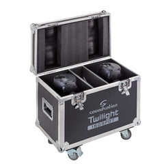 Soundsation Flightcase für 2x Twilight 150 Spot Moving Head