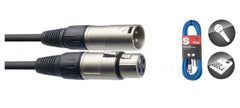 Stagg Câble de microphone 6 m Bleu
