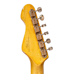 Vintage V6 Proshop Unique Guitar - Distressed Yellow