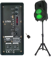 Party Mobile8 Set Aktivlautsprecher 8" 200W inkl. Ständer + Mikrofon