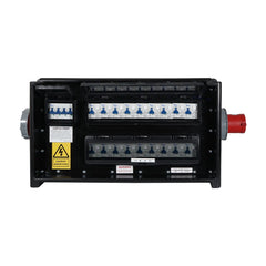 Boîte de distribution PCE MERZ 63A 3PH In/Thru vers 18x 16A RCBO
