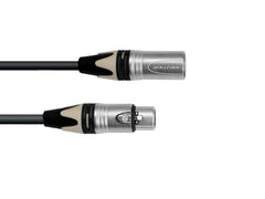 Psso Dmx Cable Xlr Col 3Pin 15M Bk Neutrik