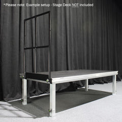 Global Truss Stage Deck 2m Handrail MKII