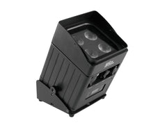 Eurolite IP UP-4 RGBW LED Battery Uplighter IP65 Outdoor Bundle
