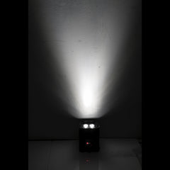 4x Ibiza Light BOX-HEX 4 LED Battery Uplighter Bundle RGBWAUV DMX DJ Wedding Lighting