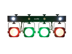 Eurolite LED KLS-190 Compact Light Set 4 x RGB 30W Spot Lighting DMX Parbar