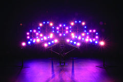 Showtec Stage Blinder FLEX Blaze Set of 8x 100 W LED Blinders + Controller