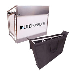 Liteconsole XPRS V2 faltbarer DJ-Pult-Ständer und Tragetasche im Bundle