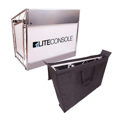 Liteconsole XPRS V2 Foldable DJ Booth Stand Desk + Carry Bag Bundle
