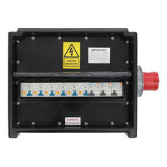 PCE MERZ Verteilerkasten 63A 3PH RCBO Power Distro Marquee Event Lighting