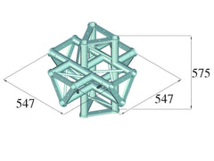 Alutruss Trisystem Pat-61 6-Way Pc.
