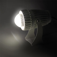 FXlab 5W Weißer LED Pinspot inkl. 300mm Mirrorball Bundle Party Retro 50er Disco