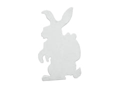 EUROPALMS Silhouette Easter Rabbit, white, 60cm
