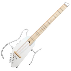Donner HUSH-1 White - Electric Travel Guitar