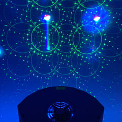 KAM Derby 8 LED Laserlichteffektlicht DJ Disco Party