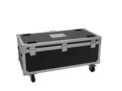 Roadinger Flightcase 4x AKKU Multiflood IP 18x10W RGBW Wash CRMX with Charging Function