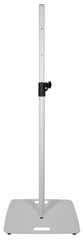 2x QTX White PA Speaker Stand Square Base inc bags Wedding DJ