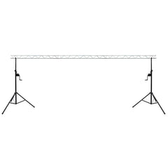 LEDJ Blanc LED DMX Noir Starcloth (6m x 3m) inc. Système de fermes