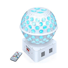 2x Thor Starballs weißer LED-Spiegelballeffekt inkl. Fernbedienungen