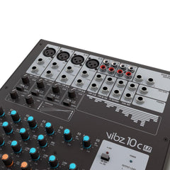 LD Systems VIBZ 10 C 10 Channel Mixing Console Mixer with Compressor