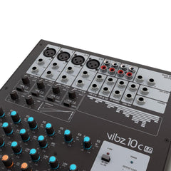 LD Systems VIBZ 10 C Console de mixage 10 canaux avec compresseur