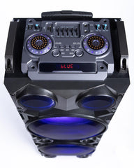 Longstar LP-FY212 2x 12" 8000W Sound System PA DJ Bluetooth Speaker *B Stock*