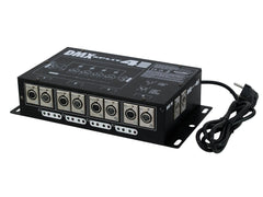 Eurolite DMX Split 4 DMX Splitter 4 Way 3 Pin XLR 5 Pin XLR Stage Lighting DJ Disco